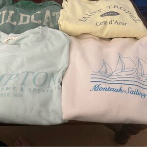 Destination Graphic Sweatshirts - size XXL-Pastel Colors- 4 for $15